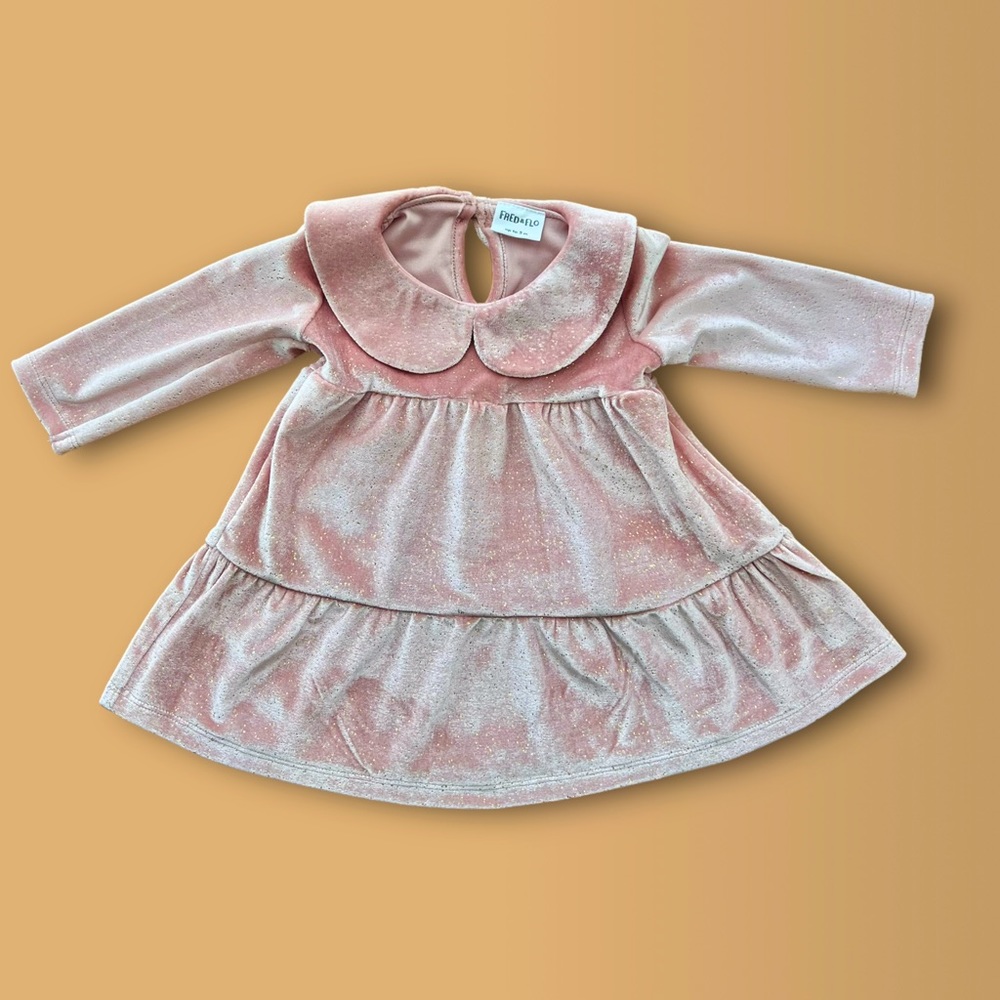 New Without Tag. 3 Month Baby Girl’s Dress One Piece Pink Soft Adorable